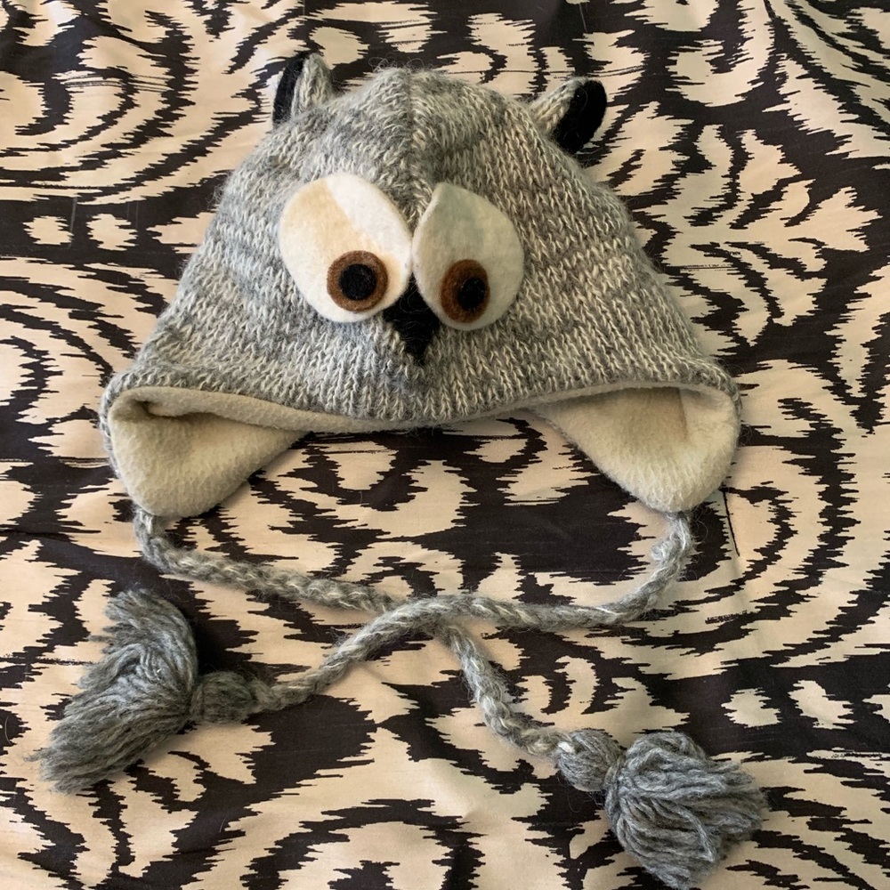 🎉HP🎉Sherpa wool owl hat